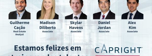 Capright dá as boas-vindas aos novos membros da equipe