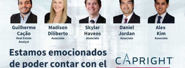 Capright le da la bienvenida a los Nuevos Miembros del Equipo