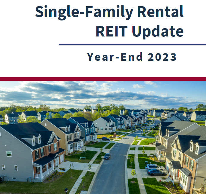 Single Family Rental REIT Update