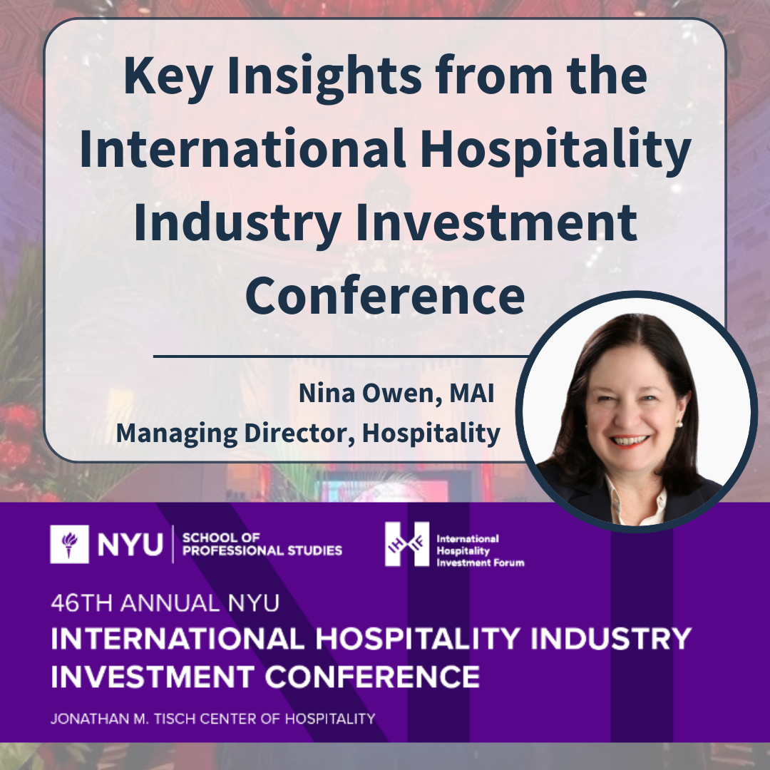 International Hospitality Industry Investment conference
