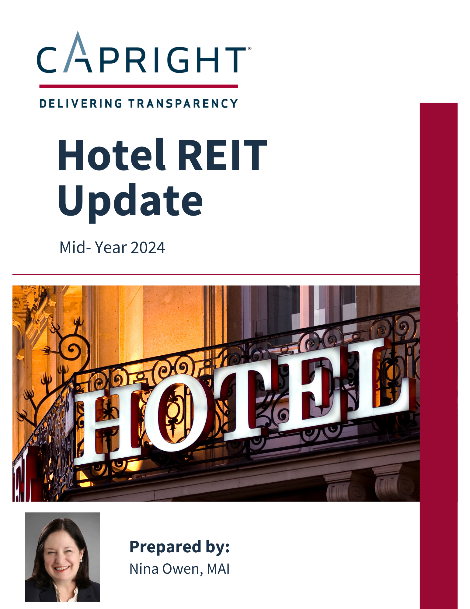 Hotel REIT Update Mid- Year 2024