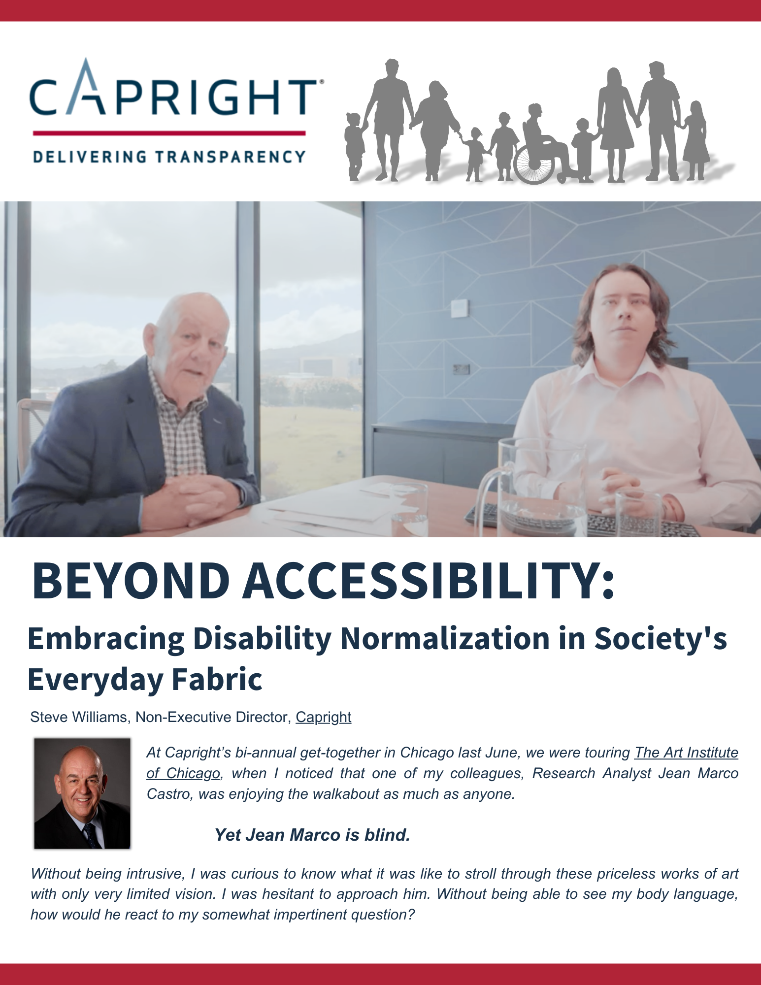 Beyond Accessibility: Embracing Disability Normalization in Society's Everyday Fabric