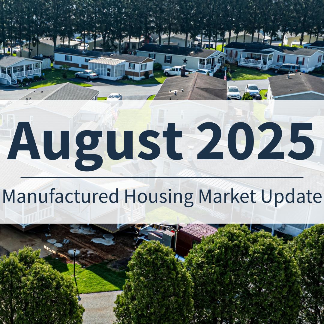Manufactured Housing Market Update Cover August 2025