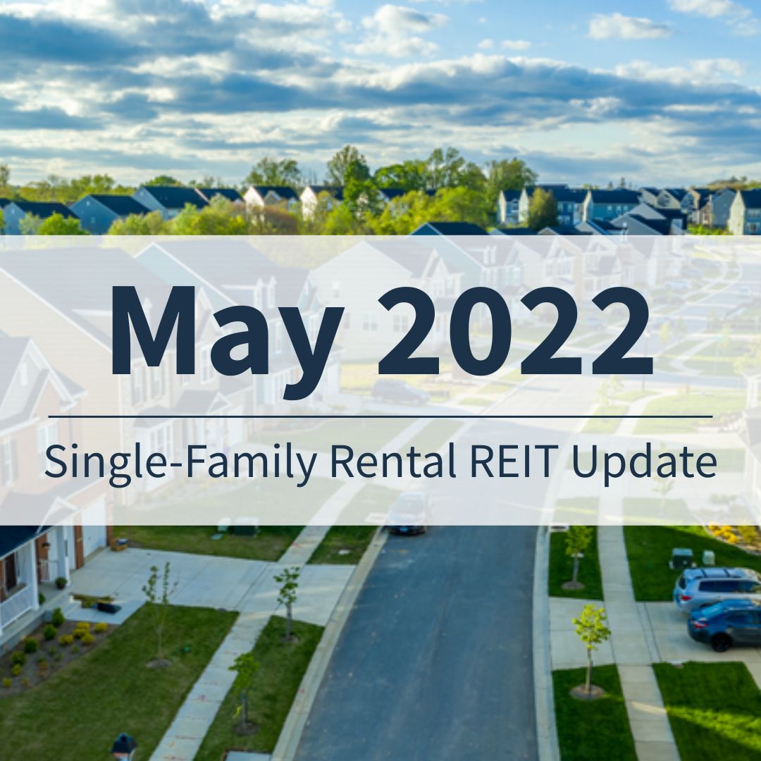 May 2022 Single Family Rental REIT Update Cover