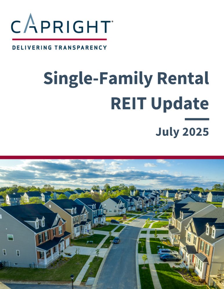 July 2025 SFR REIT Update Cover Image