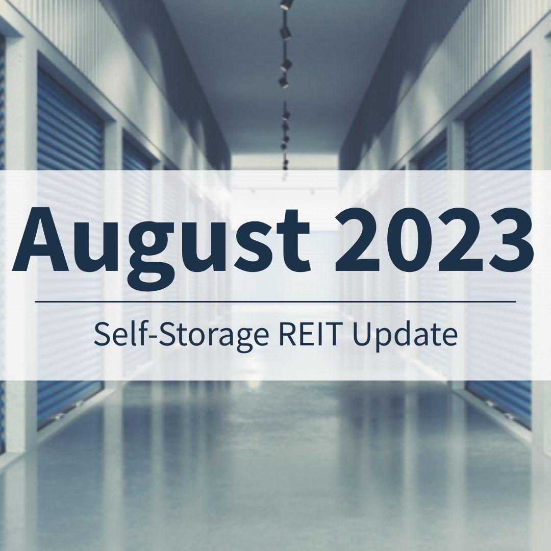 August 2023 Self-Storage REIT Update