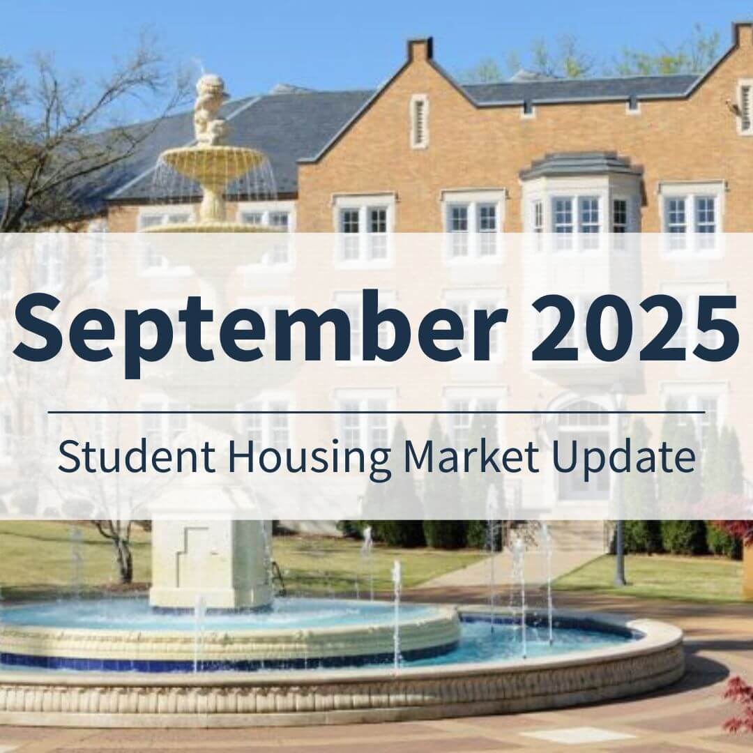 Student Housing Market Update Cover 2025.09