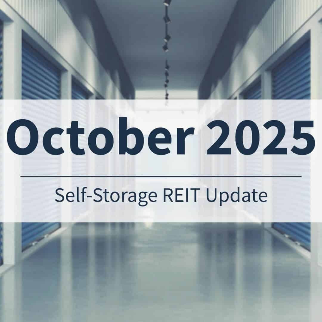 Self Storage REIT Cover 2025.10