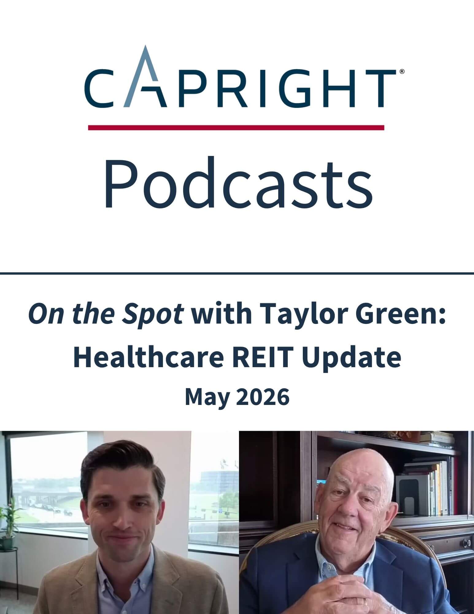 Capright homepage healthcare reti update May 2026