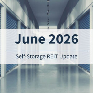 June 2026 Storage Reit Update