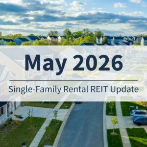 Single Family REIT Cover Images May 2026