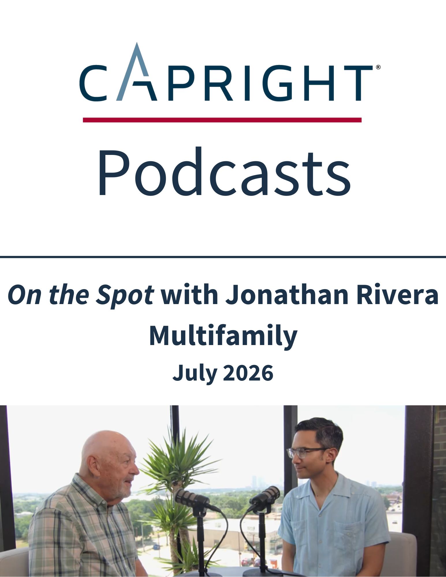 Mutlifamily on the spot with Jonathan Rivera 2026-07