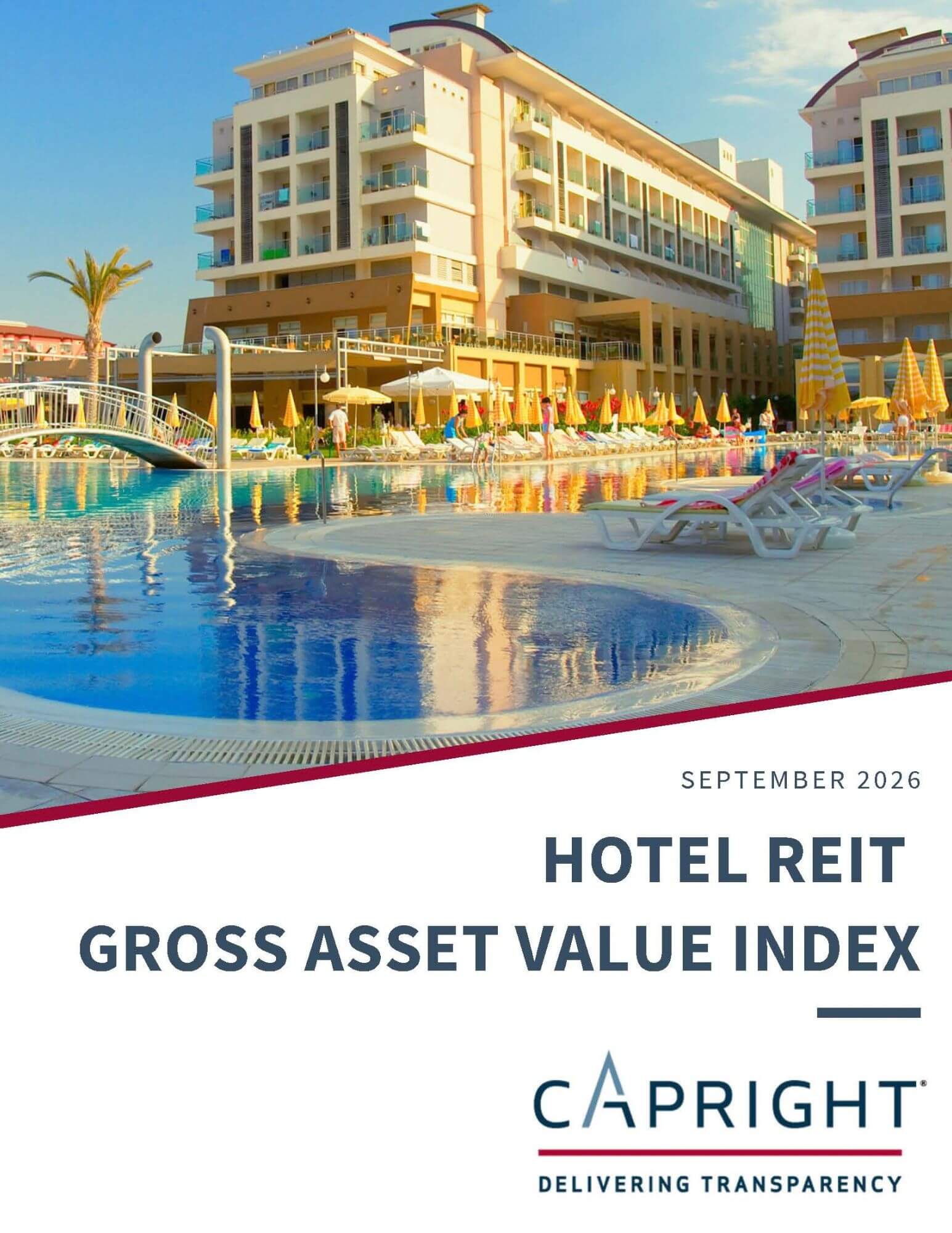 For homepage Hotel REIT Gross Asset Value Index - September 2026