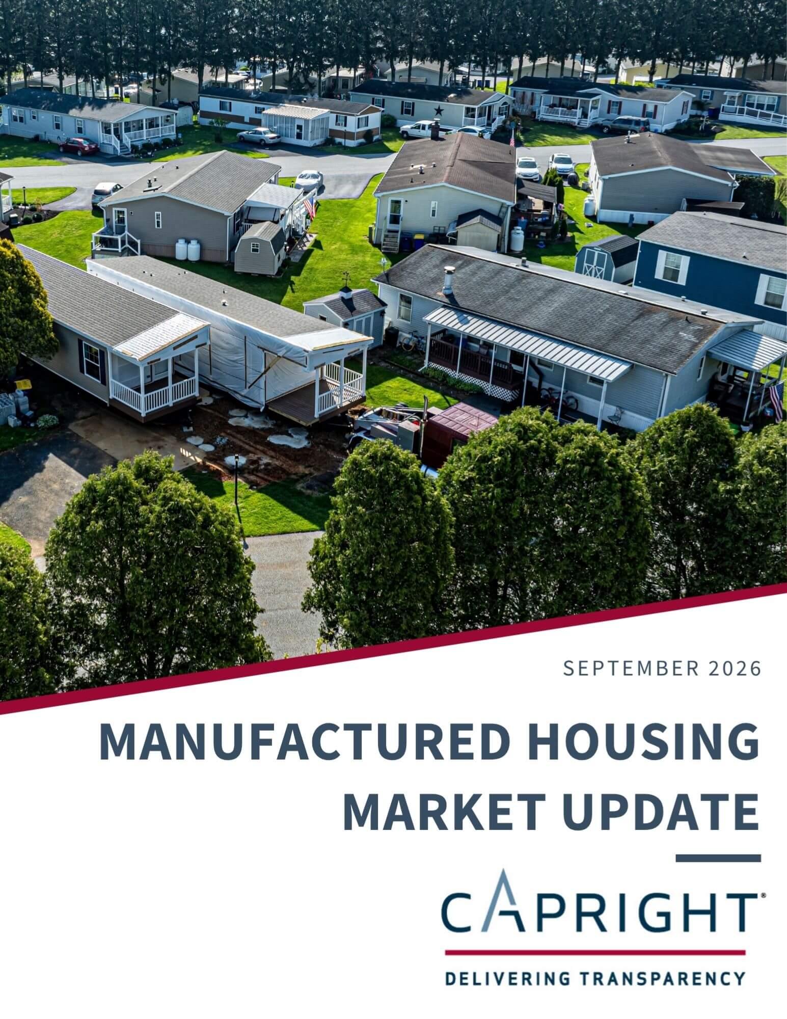 For homepage Manufactured Housing Market Update - September 2026